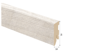 Laminuota grindjuostė Kaindl MDF Ąžuolas Tradition 18*50 MM
