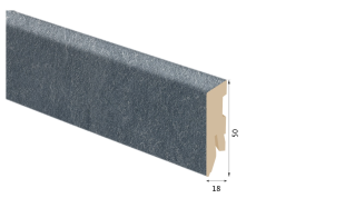 Laminuota grindjuostė Kaindl MDF Skalūnas Mustang 18*50 MM