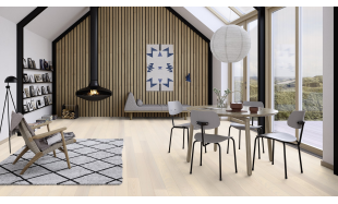 Trisluoksnė parketlentė Boen Plank Live Pure Uosis White Andante 138 MM
