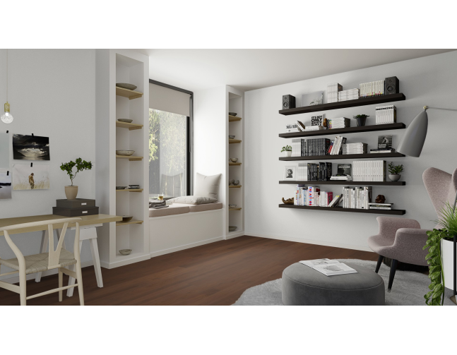 Trisluoksnė parketlentė Boen Gent Plank Riešutas Andante 138 MM