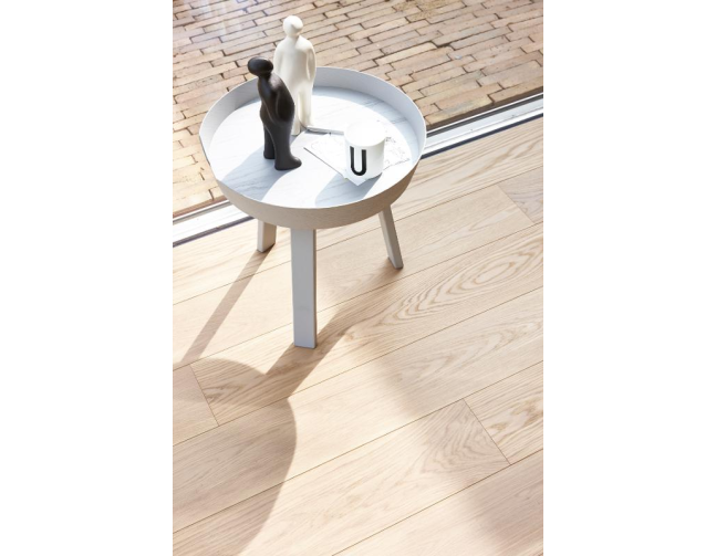 Trisluoksnė parketlentė Boen Plank Live Pure Ąžuolas Andante White 138 MM