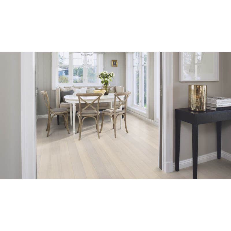 Trisluoksnė parketlentė Boen Plank Live Pure Ąžuolas Andante White 138 MM Trisluoksnė parketlentė Boen Plank Live Pure Ąžuolas Andante White 138 MM