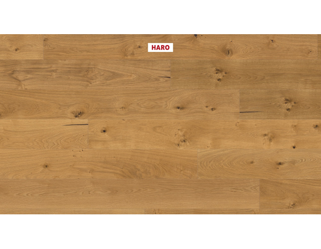Trisluoksnė parketlentė Haro Plaza Ąžuolas Universal Alpine 4V