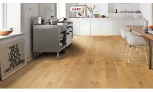 Trisluoksnė parketlentė Haro Plaza Ąžuolas Universal Alpine 4V
