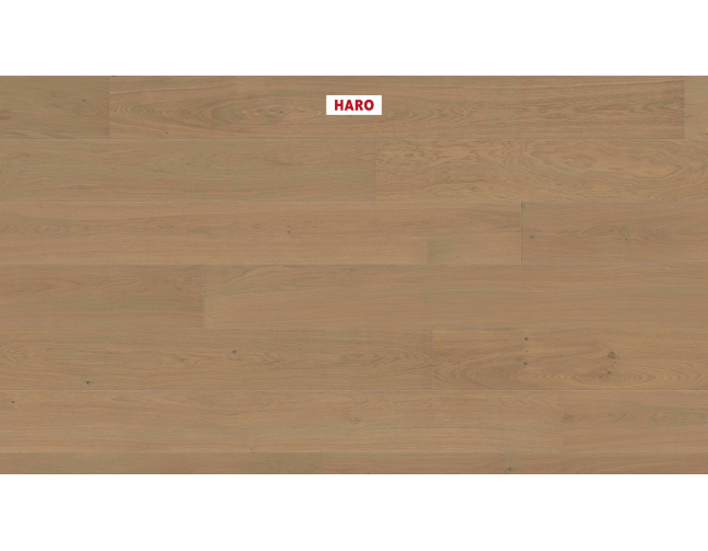 Trisluoksnė parketlentė Haro Plaza Ąžuolas Sand Grey Markant 4V