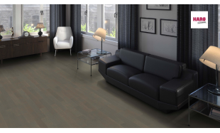 Dvisluoksnis Parketas Haro Allegro Ąžuolas Graphite Grey Trend