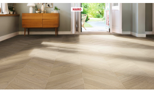 Laminuotos grindys Haro Tritty 200 Aqua Chevron Ąžuolas White