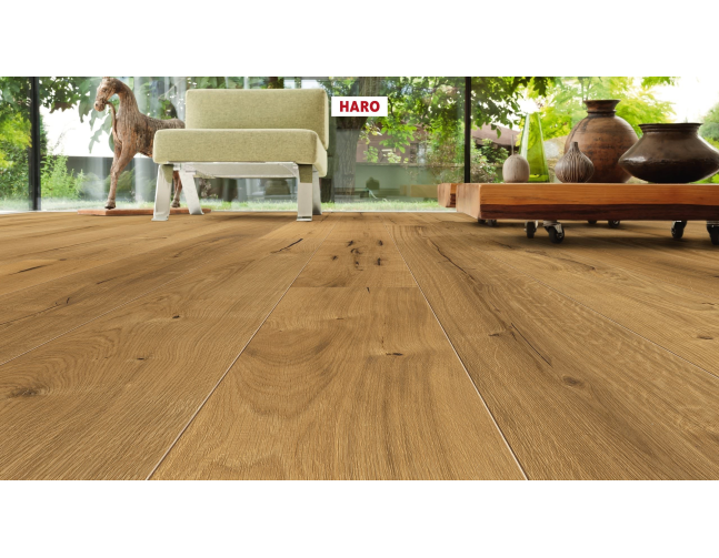 Trisluoksnė parketlentė Haro Plaza Ąžuolas Alabama Brushed 4V