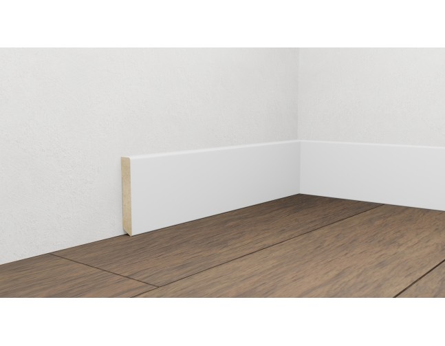 Laminuota grindjuostė Pedross MDF Balta RAL 9003 12*70 MM