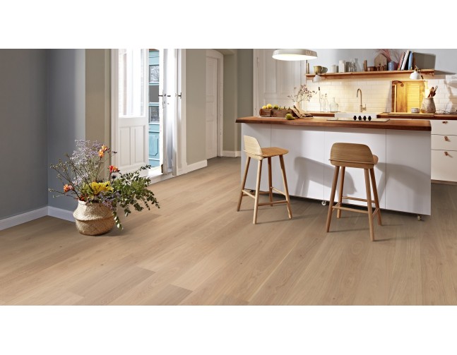 Akcija! Trisluoksnė parketlentė Boen Gent Plank Live Pure Ąžuolas Andante 181 MM