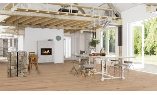 Akcija! Trisluoksnė parketlentė Boen Gent Plank Live Pure Ąžuolas Animoso 181 MM