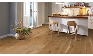 Akcija! Trisluoksnė parketlentė Boen Gent Plank Ąžuolas Vivo 181 MM