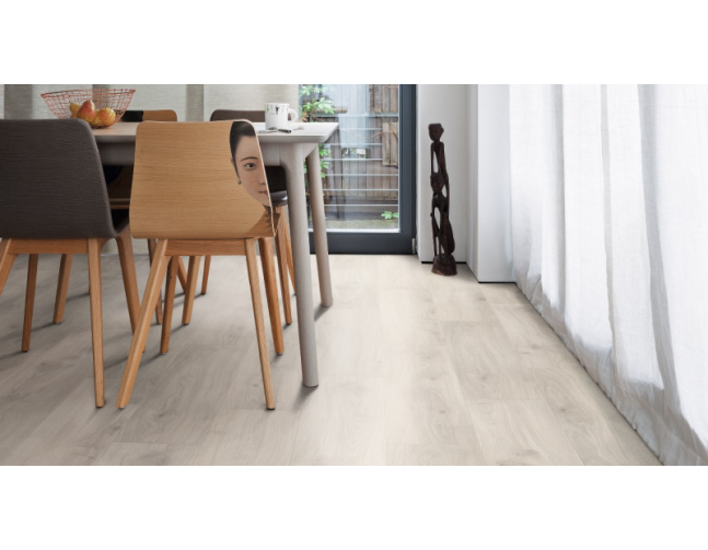 IŠPARDAVIMAS Laminuotos grindys Haro Tritty 90 Emilia Light Grey