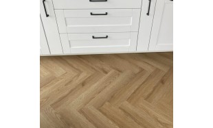 Akustinė SPC vinilinė grindų danga Nomad Flo Classic Herringbone Coro