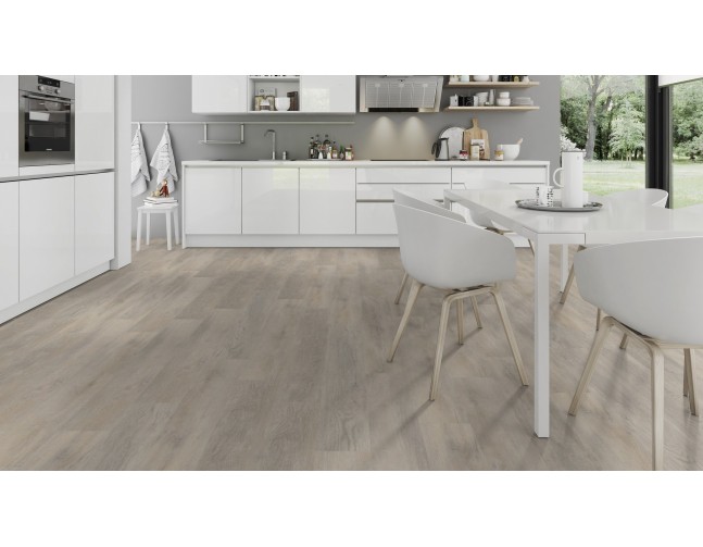 Vinilo danga OneFlor Workshop Eco 55 Plank Ąžuolas Old Light Beige 2.5 MM