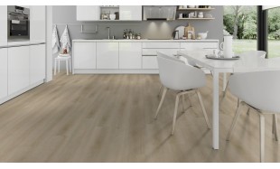 Vinilo danga OneFlor Workshop Solide Click 55 Plank Ąžuolas Raw Light Natural 6 MM