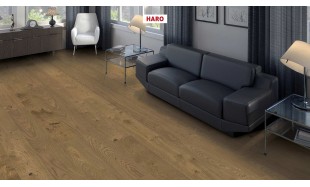 Trisluoksnė parketlentė Haro Plank 2500 Ąžuolas Vintage Brown Universal 2V
