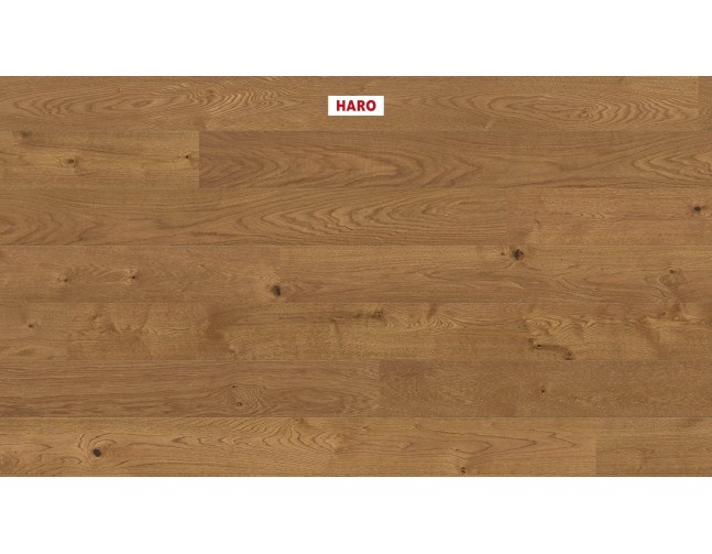 Trisluoksnė parketlentė Haro Plank 2500 Ąžuolas Vintage Brown Universal 2V
