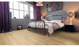 Trisluoksnė parketlentė Haro Plank 4000 Jubilee Edition Ąžuolas Light Natural 4V