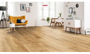 Trisluoksnė parketlentė Haro Plank 4000 Jubilee Edition Ąžuolas Natural 4V