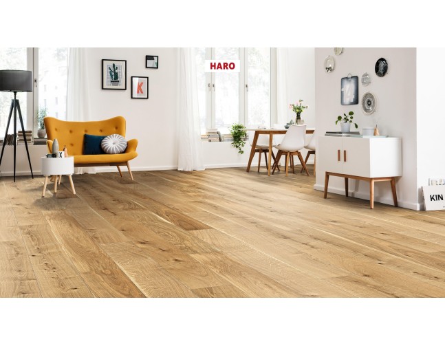 Trisluoksnė parketlentė Haro Plank 4000 Jubilee Edition Ąžuolas Natural 4V