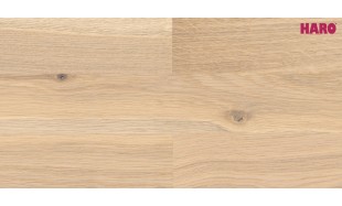 Trisluoksnė parketlentė Haro Longstrip 4000 Ąžuolas Light White Family