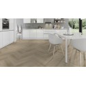 Vinilo danga OneFlor Workshop Eco 55 Herringbone Ąžuolas Raw Light Natural 2.5 MM