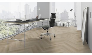 Vinilo danga OneFlor Workshop Eco 55 Herringbone Ąžuolas Raw Light Natural 2.5 MM