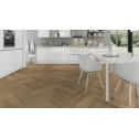 Vinilo danga OneFlor Workshop Eco 55 Herringbone Ąžuolas Prestige Light Amber 2.5 MM