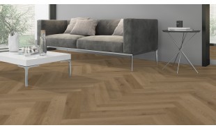 Vinilo danga OneFlor Workshop Eco 55 Herringbone Ąžuolas Prestige Light Amber 2.5 MM