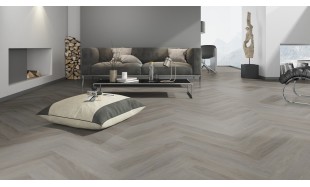Vinilo danga OneFlor Workshop Eco 55 Herringbone Ąžuolas English Taupe 2.5 MM