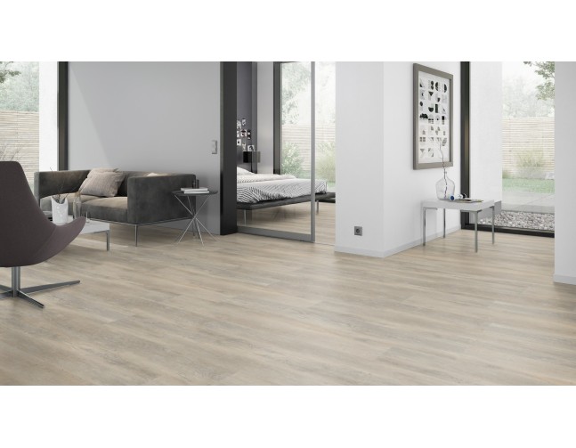 Vinilo danga OneFlor Rigid 55 XL Plank Ąžuolas Old Light Beige