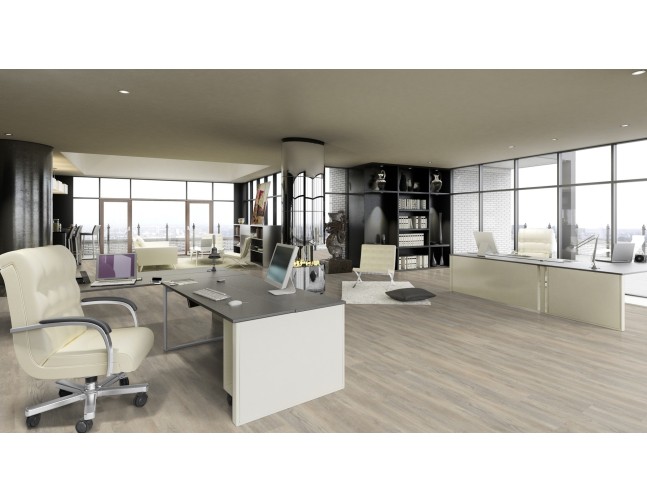 Vinilo danga OneFlor Rigid 55 XL Plank Ąžuolas Old Light Beige