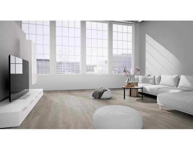 Vinilo danga OneFlor Rigid 55 XL Plank Ąžuolas Old Greige