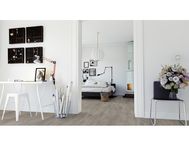 Vinilo danga OneFlor Rigid 55 XL Plank Ąžuolas Old Greige