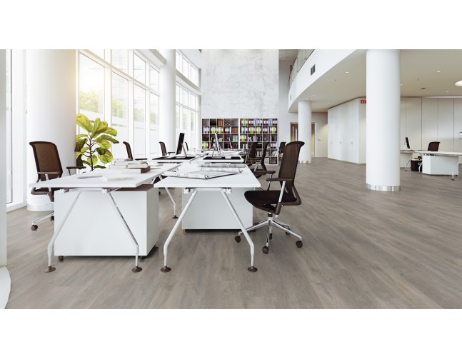 Vinilo danga OneFlor Rigid 55 XL Plank Ąžuolas Old Greige