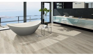 Vinilo danga OneFlor Rigid 55 XL Plank Ąžuolas Prestige White 7 MM