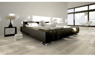 Vinilo danga OneFlor Rigid 55 XL Plank Ąžuolas Prestige White