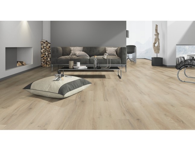 Vinilo danga OneFlor Rigid 55 XL Plank Ąžuolas Prestige Light Natural