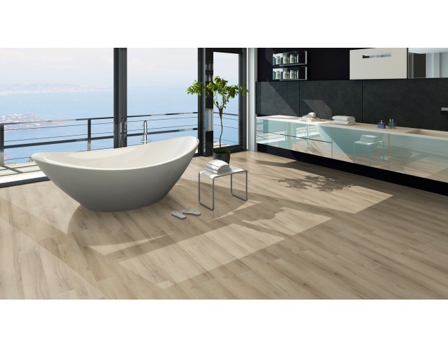 Vinilo danga OneFlor Rigid 55 XL Plank Ąžuolas Prestige Light Natural