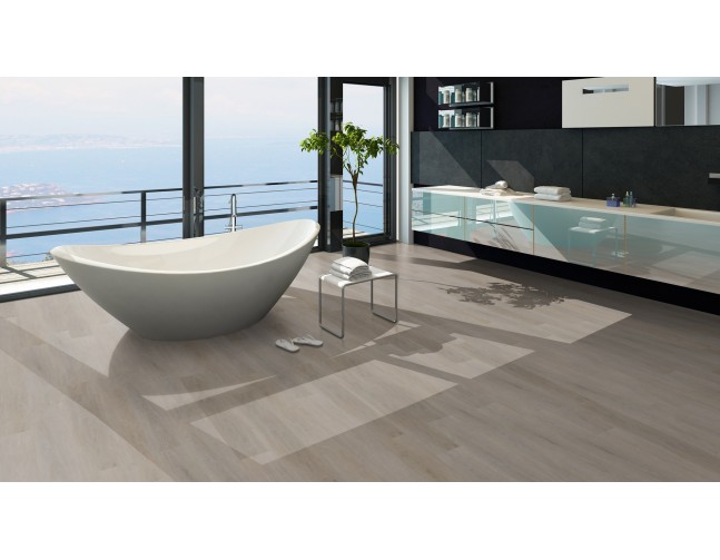 Vinilo danga OneFlor Rigid 55 XL Plank Ąžuolas English Greige 7 MM