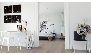 Vinilo danga OneFlor Rigid 55 XL Plank Ąžuolas English Greige 7 MM