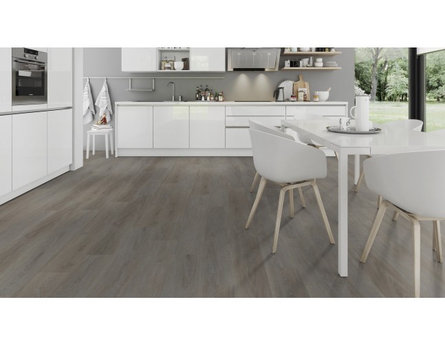 Vinilo danga OneFlor Rigid 55 XL Plank Ąžuolas English Taupe
