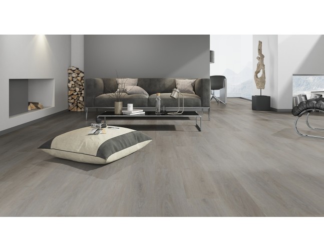 Vinilo danga OneFlor Rigid 55 XL Plank Ąžuolas English Taupe