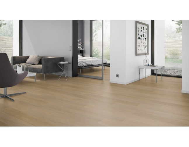 Vinilo danga OneFlor Rigid 55 XL Plank Ąžuolas English Honey