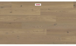 PNR Trisluoksnė parketlentė Haro Plaza Plank Ąžuolas Fumed Puro White Universal 4V
