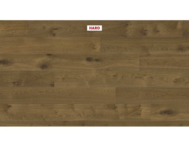 PNR Trisluoksnė parketlentė Haro Plaza Ąžuolas Fumed Universal Brushed 4V