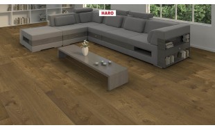 PNR Trisluoksnė parketlentė Haro Plaza Ąžuolas Fumed Universal Brushed 4V