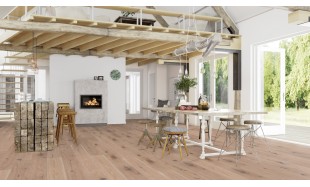 Trisluoksnė parketlentė Boen Plank Ąžuolas White Espressivo 138 MM GBG8ZMFD