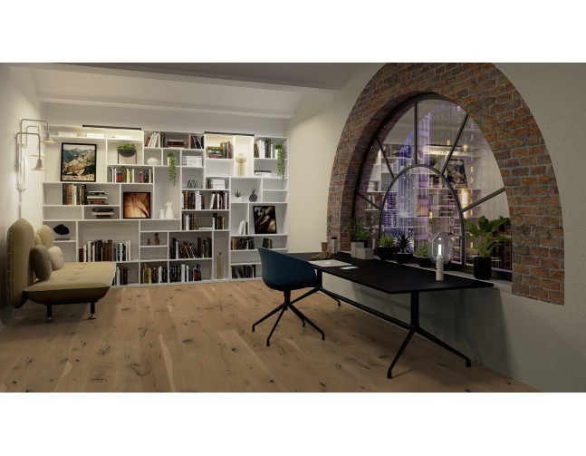 Trisluoksnė parketlentė Boen Plank Ąžuolas Authentic Espressivo 181 MM